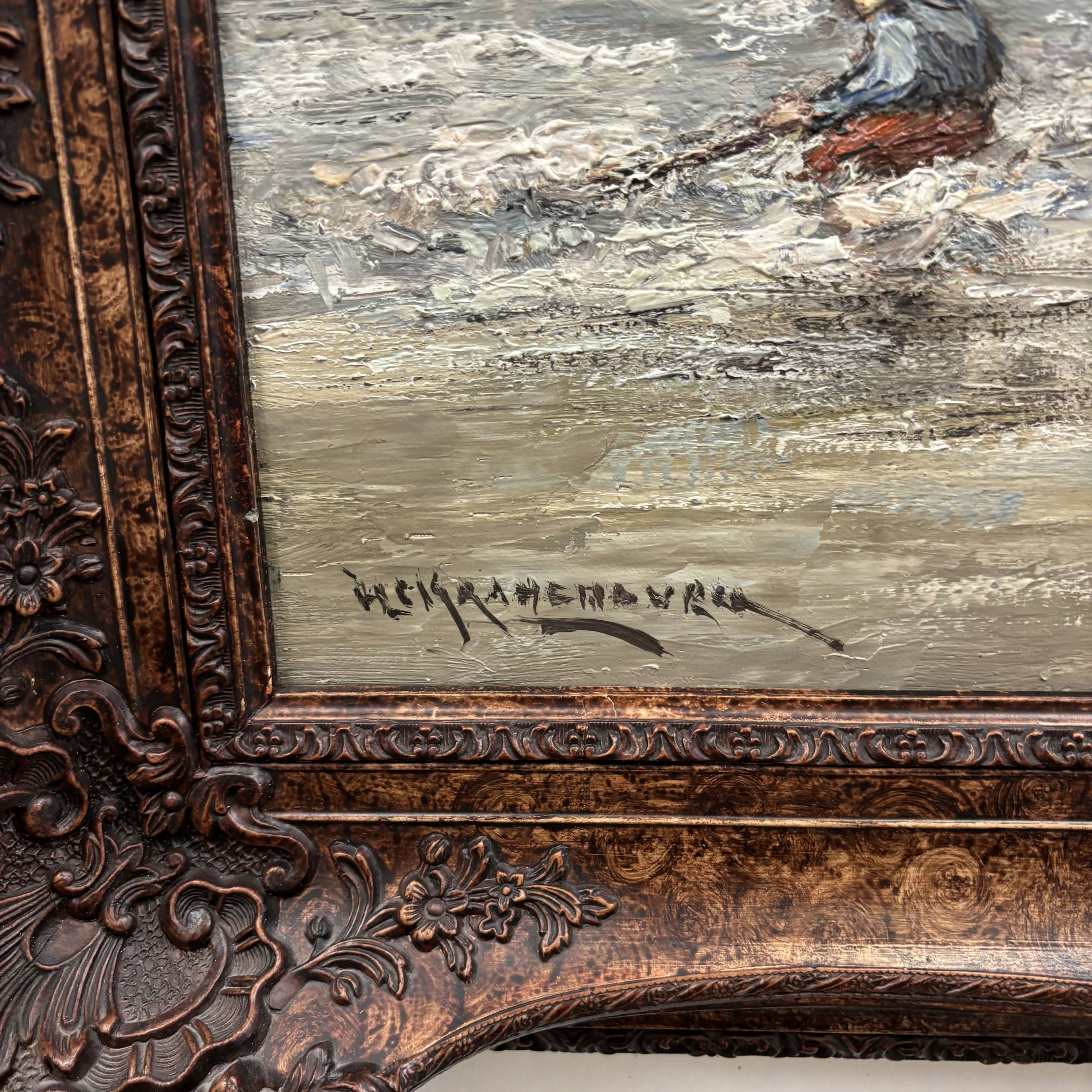 Original Seascape Oil Painting 