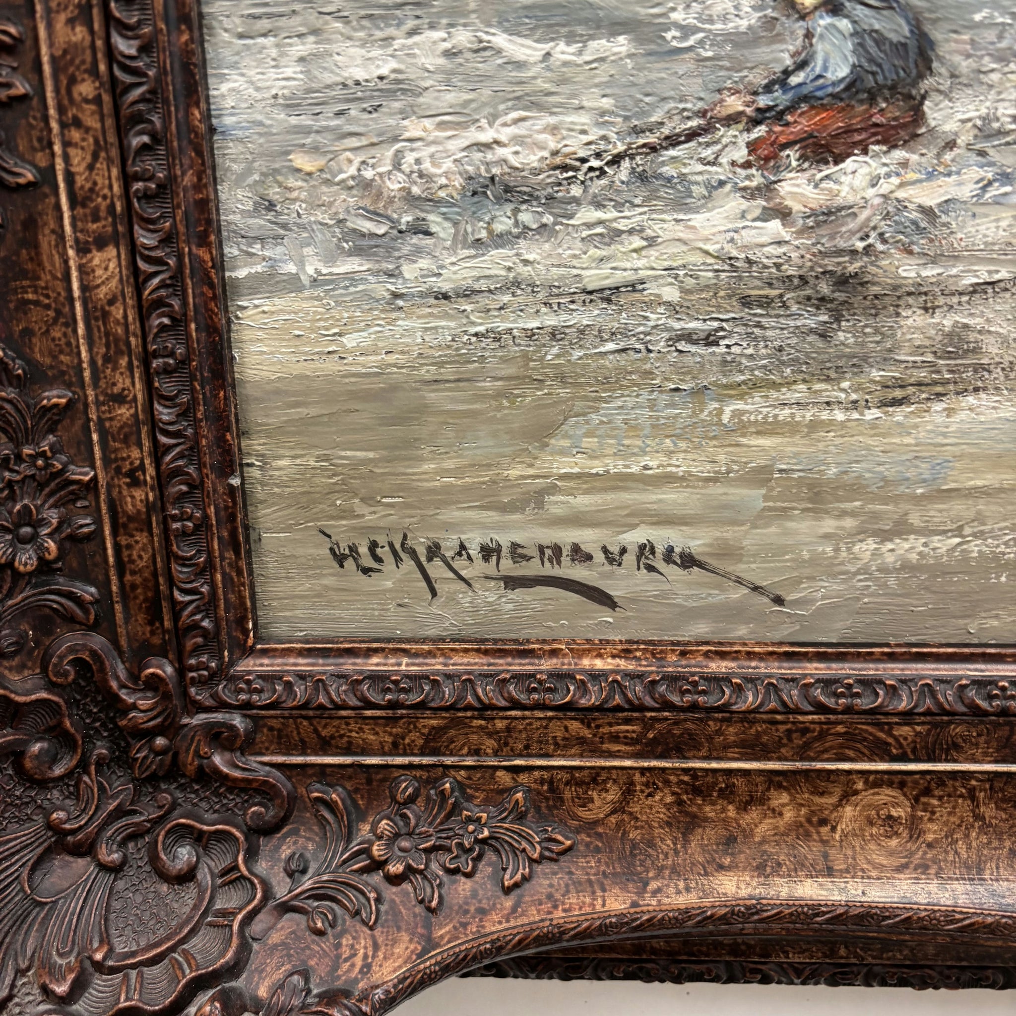 Original Seascape Oil Painting 