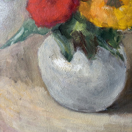 Authentic Floral Still Life Oil Painting "Flower Vase" Refined Art Holland Art Shop