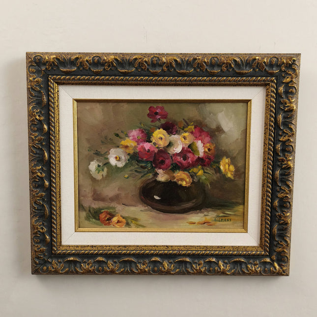 Authentic Floral Still Life Oil Painting "Flower Vase" Elegant Artwork Holland Art Shop
