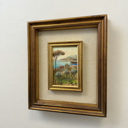 Handcrafted Landscape Oil Painting "Lone Tree" Elegant Small Art Holland Art Shop