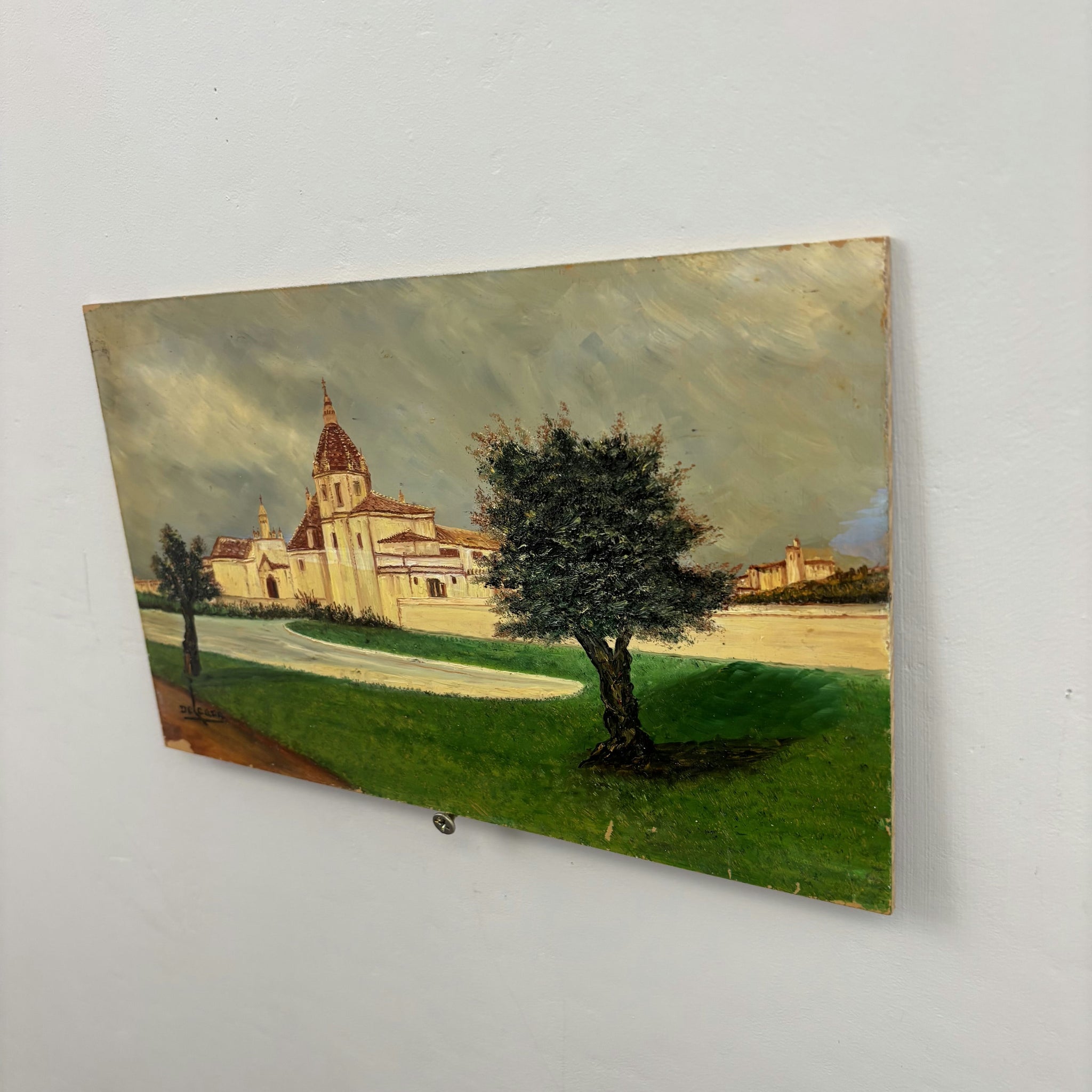 Expressive Cityscape Oil Painting 