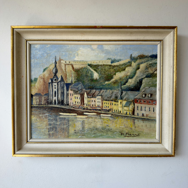 Striking Oil Painting Cityscape "Church Spire" Intriguing Medium Artwork Holland Art Shop