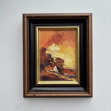 Rustic Landscape Oil Painting "Framed Painting" Classic Small Artwork Holland Art Shop