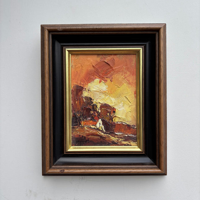 Rustic Landscape Oil Painting "Framed Painting" Classic Small Artwork Holland Art Shop