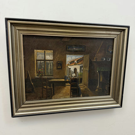 Traditional Interior Oil Painting "Old Woman" Original Artwork Holland Art Shop