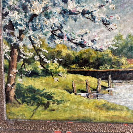 Timeless Landscape Oil Painting "Blossom Tree" Classic Artwork Holland Art Shop