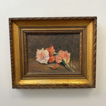 Elegant Floral Still Life Oil Painting "Peony Bouquet" Timeless Art Holland Art Shop