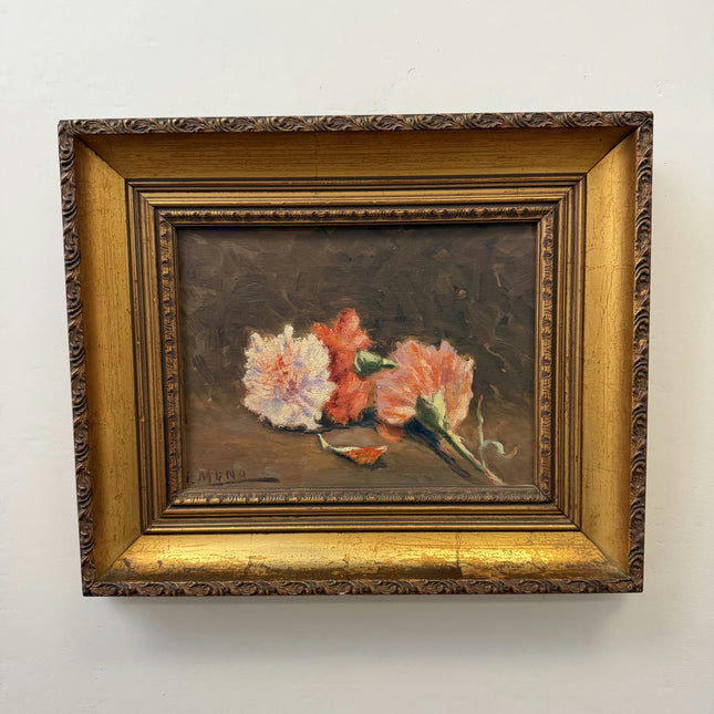 Elegant Floral Still Life Oil Painting "Peony Bouquet" Timeless Art Holland Art Shop
