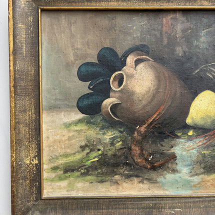 Classic Still Life Oil Painting "Earthen Jug" Elegant Artwork Holland Art Shop