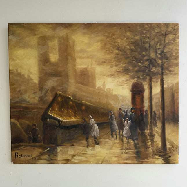 Timeless Cityscape Oil Painting "Group Of Women" Classic Art Holland Art Shop