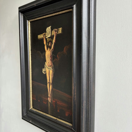 Classic Religious  Oil Painting "Crucified Christ" Authentic Art Holland Art Shop