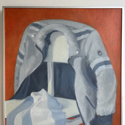 Vintage Still Life Oil Painting "Folded Jacket" Original Artwork Holland Art Shop