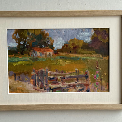 Detailed Landscape Oil Painting "Framed Painting" Rustic Small Artwork Holland Art Shop