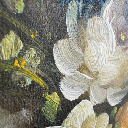 Refined Floral Still Life Oil Painting "Flower Bouquet" Original Small Art Holland Art Shop