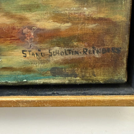 Vintage Figurative Oil Painting "Framed Canvas" Refined Art Holland Art Shop