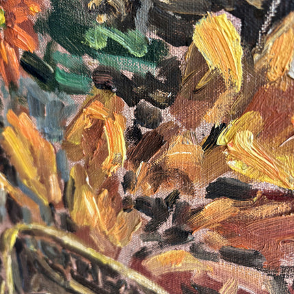 Authentic Floral Still Life Oil Painting "Autumn Flowers" Classic Art Holland Art Shop