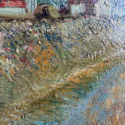Expressive Landscape Oil Painting "Framed Painting" Detailed Art Holland Art Shop