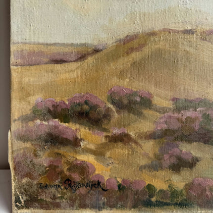 Expressive Landscape Oil Painting "Sand Dune" Refined Large Art Holland Art Shop