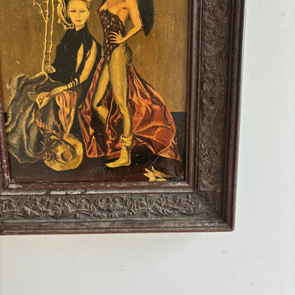 Timeless Figurative Oil Painting "Two Women" Refined Artwork Holland Art Shop