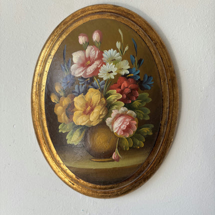 Traditional Oil Painting Flowery Still Life "Flower Bouquet" Small Artwork Holland Art Shop