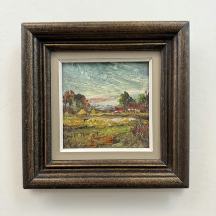 Refined Landscape Oil Painting "Framed Painting" Expressive Small Art Holland Art Shop