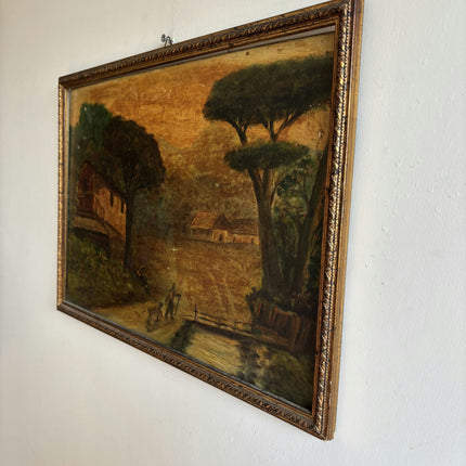 Handcrafted Landscape Oil Painting "Framed Painting" Refined Artwork Holland Art Shop
