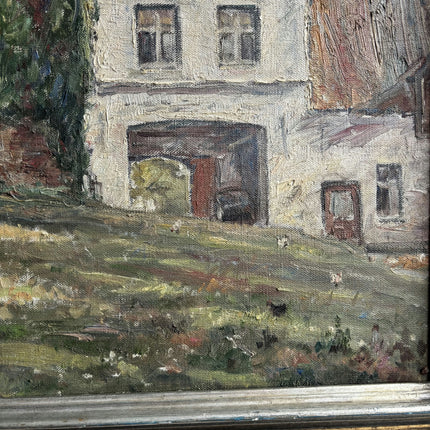 Refined Scenery Oil Painting "Overgrown Ruin" Authentic Large Art Holland Art Shop