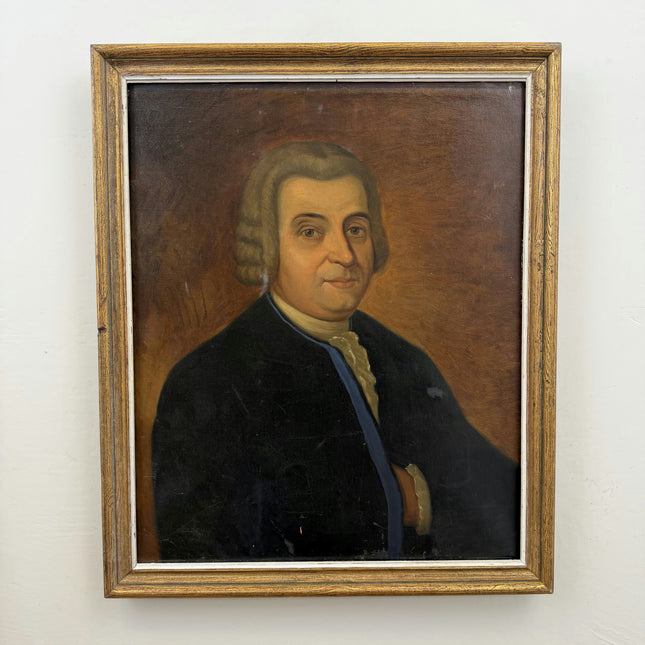 Handcrafted Portrait Oil Painting "Seated Gentleman" Timeless Art Holland Art Shop