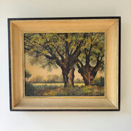 Timeless Landscape Oil Painting "Gnarled Tree" Classic Artwork Holland Art Shop