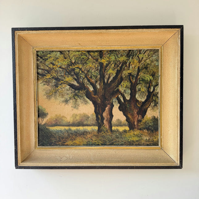 Timeless Landscape Oil Painting "Gnarled Tree" Classic Artwork Holland Art Shop