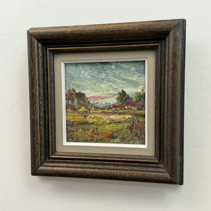 Refined Landscape Oil Painting "Framed Painting" Expressive Small Art Holland Art Shop