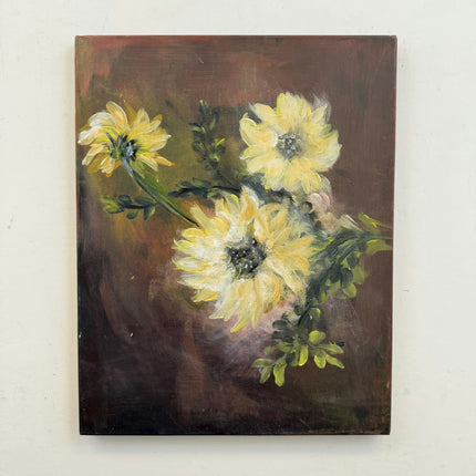 Traditional Floral Still Life Oil Painting "Yellow Flowers" Refined Artwork Holland Art Shop