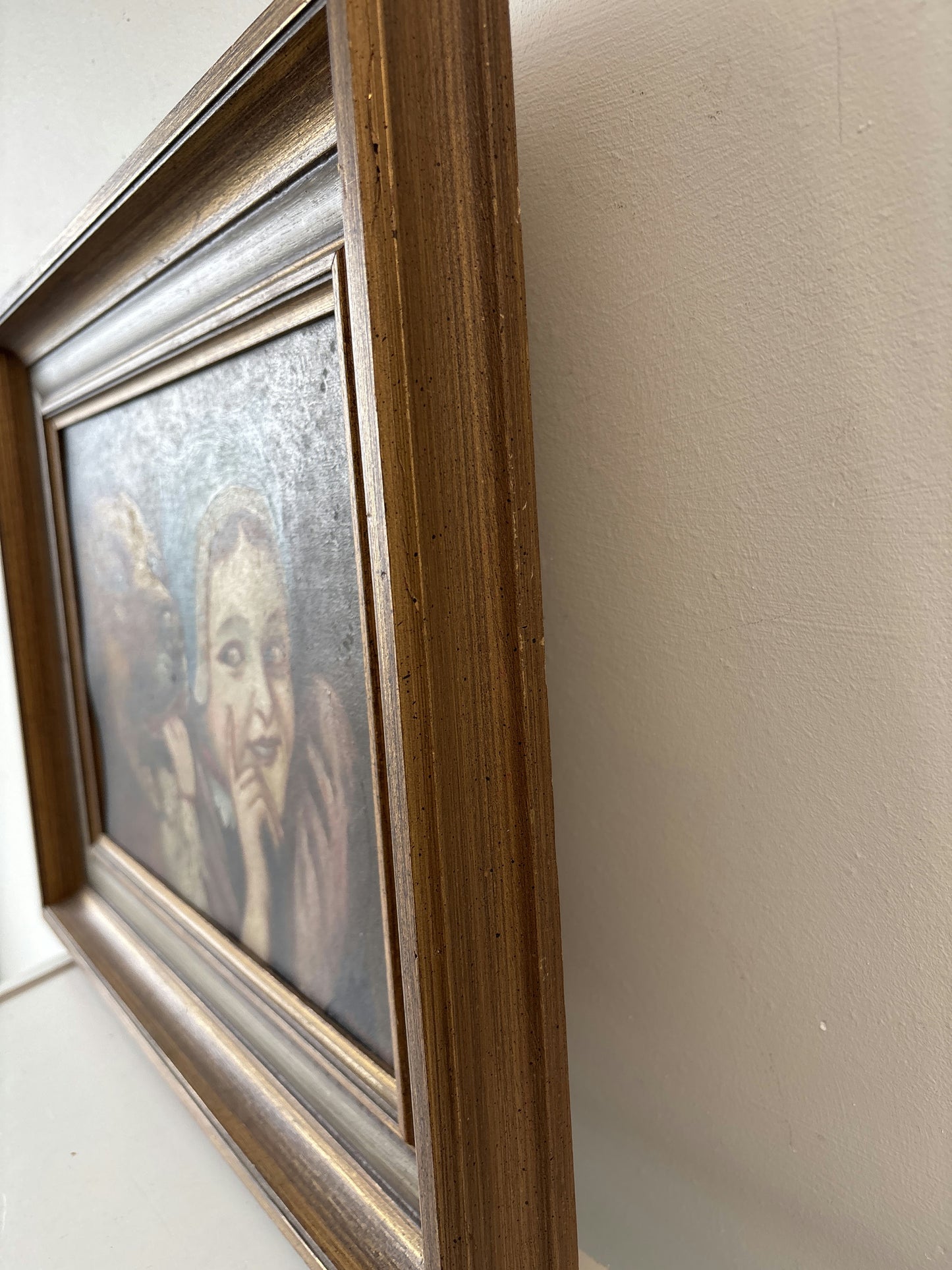 Traditional Oil Painting Animals "Playful Companions" Original Medium Artwork