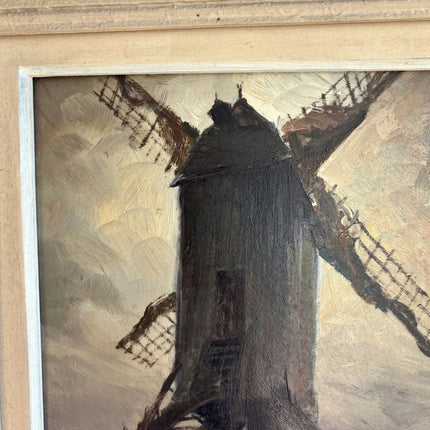 Rustic Landscape Oil Painting "Old Windmill" Classic Art Holland Art Shop