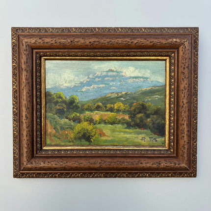 Traditional Landscape Oil Painting "Framed Landscape" Elegant Small Artwork Holland Art Shop