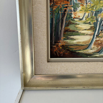 Timeless Landscape Oil Painting "Autumn Trees" Authentic Large Art Holland Art Shop