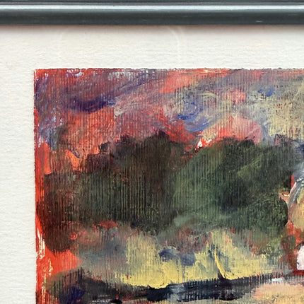 Rustic Seascape Oil Painting "Sailboat Alone" Refined Small Art Holland Art Shop
