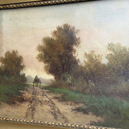 Elegant Landscape Oil Painting "Gilded Frame" Detailed Artwork Holland Art Shop