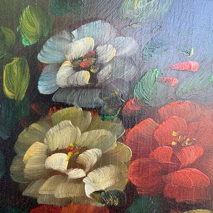 Expressive Floral Still Life Oil Painting "Peach Bowl" Timeless Small Art Holland Art Shop