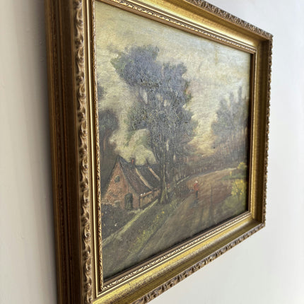 Timeless Landscape Oil Painting "Tall Tree" Refined Artwork Holland Art Shop
