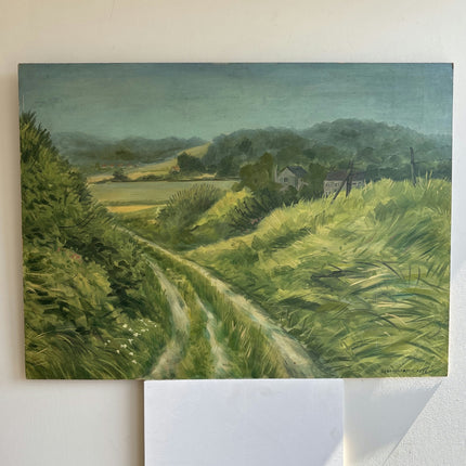 Traditional Landscape Oil Painting "Winding Path" Timeless Large Artwork Holland Art Shop