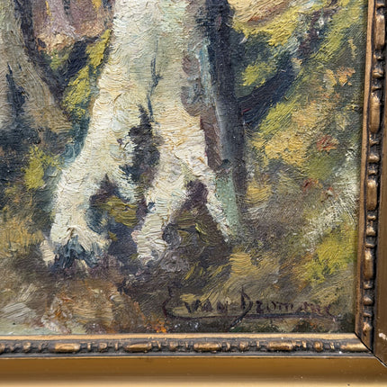 1942 Landscape Oil Painting "Gilded Frame" Art Holland Art Shop