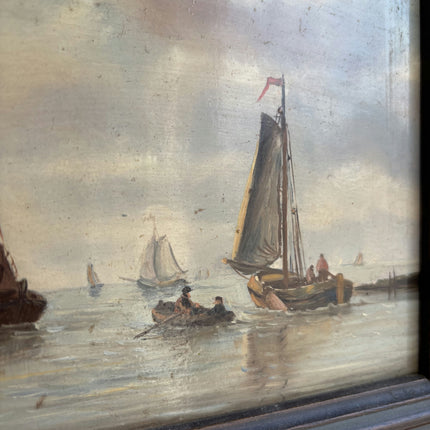 Elegant Seascape Oil Painting "Framed Painting" Original Dutch Art Holland Art Shop