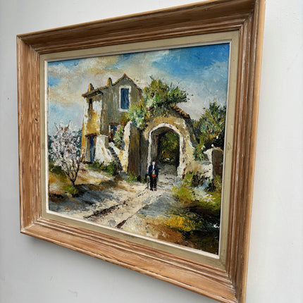 Classic Landscape Oil Painting "Old House" Traditional Art Holland Art Shop