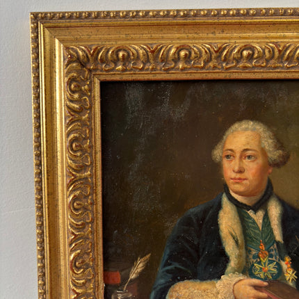 Remarkable Oil Painting Portrait "Noble Figure" Intriguing Small Artwork