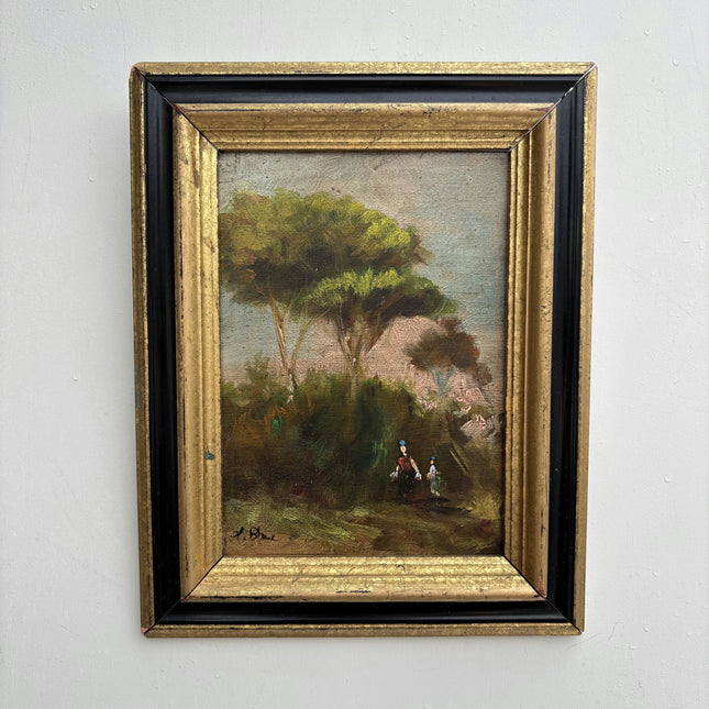 Rustic Landscape Oil Painting "Framed Painting" Traditional Small Art Holland Art Shop