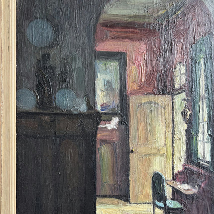 Detailed Interior Oil Painting "Arched Doorway" Handcrafted Artwork Holland Art Shop