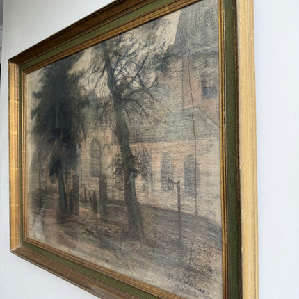 Rustic Landscape Oil Painting "Framed Painting" Elegant Large Art Holland Art Shop