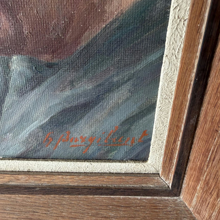 Rustic Portrait Oil Painting "Elderly Woman" Expressive Small Artwork Holland Art Shop